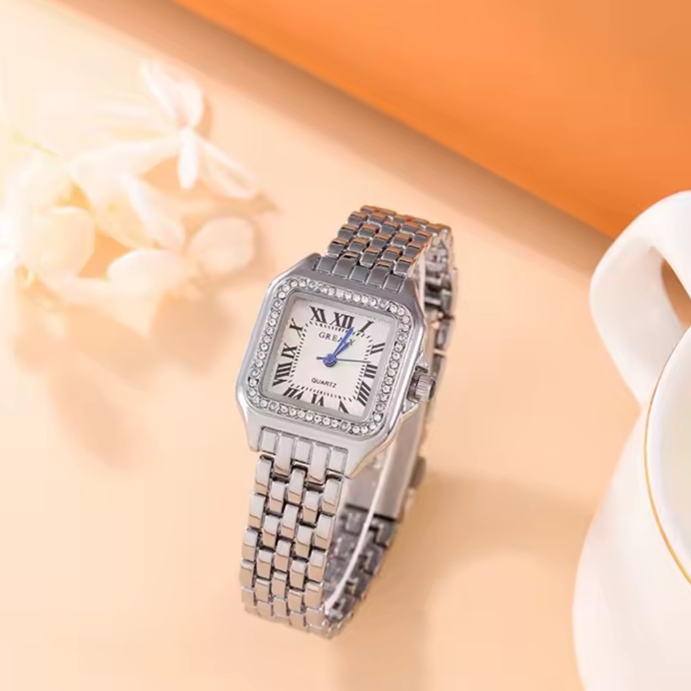 Panthere Classic Vintage Rectangle Stainless Stee… - image 3